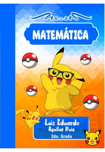 Pikachu Matematica Portada